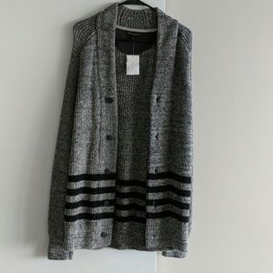 Men's Gray Cardigan